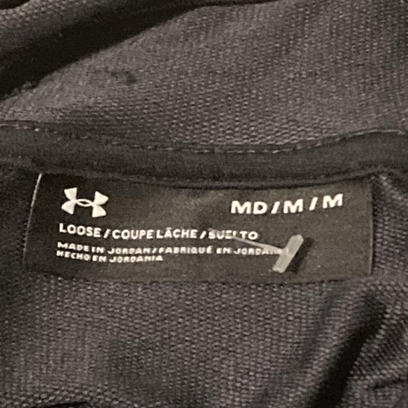 Under Armour Open Back Hoodie Hooded Sweatshirt Women's Medium M Grey Loose EUC - Picture 4 of 4